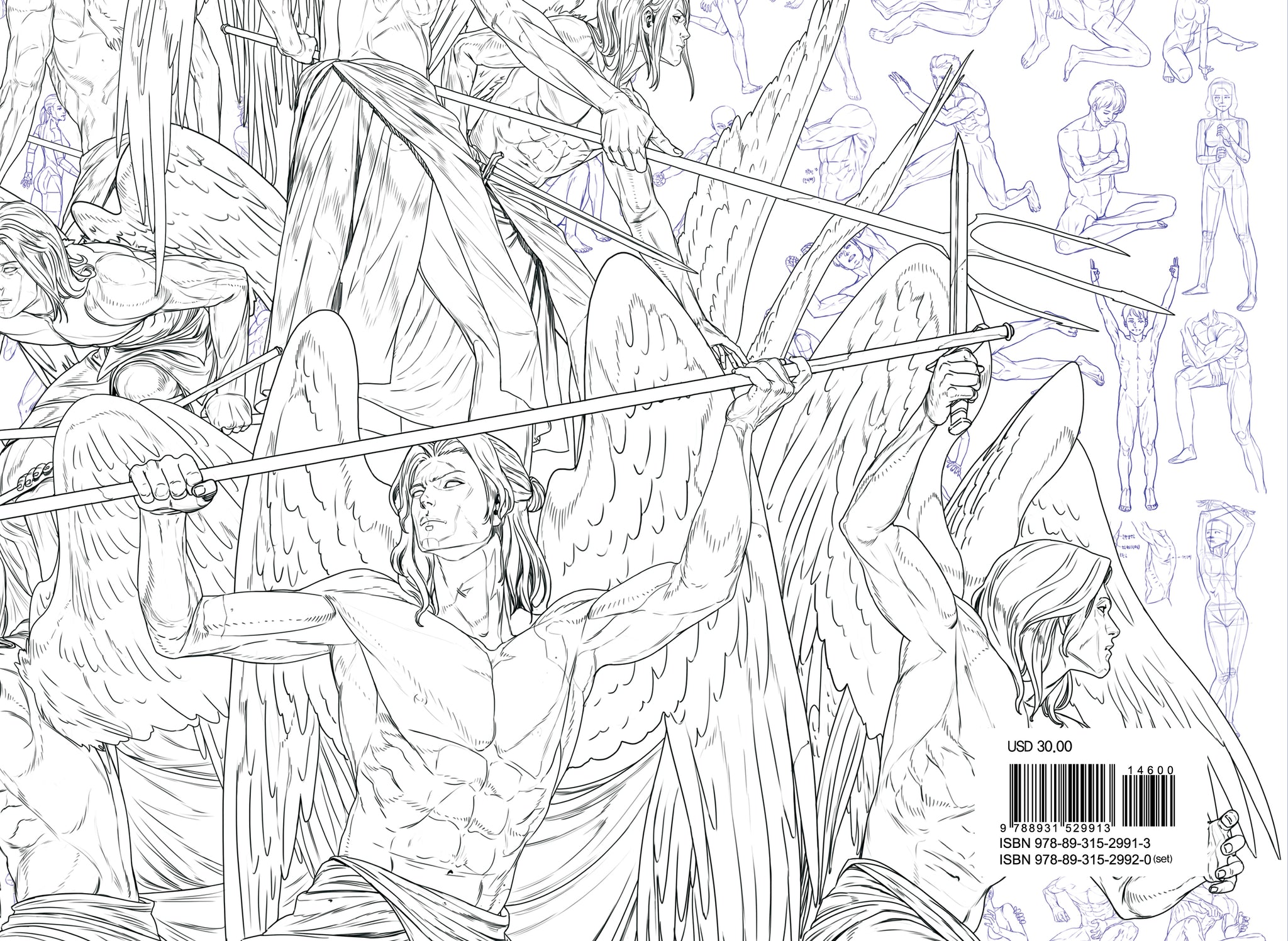 Line Drawing Technique By Rockhe Kim (English Ver.) Set