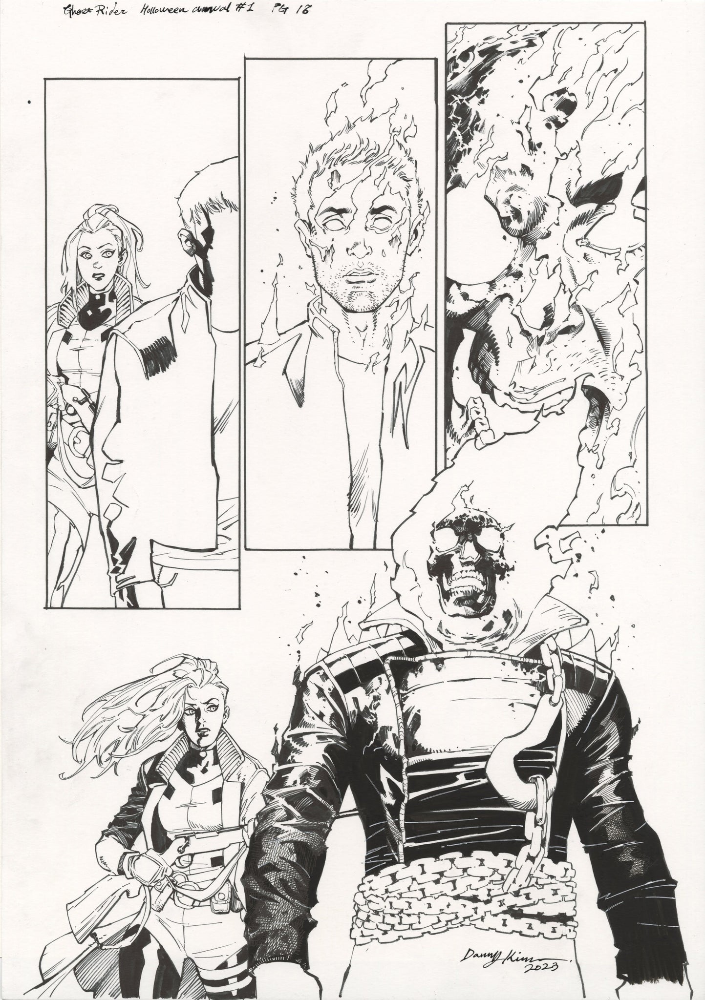 Danny Kim Marvel Ghost Rider Annual (2023) #1 [18]