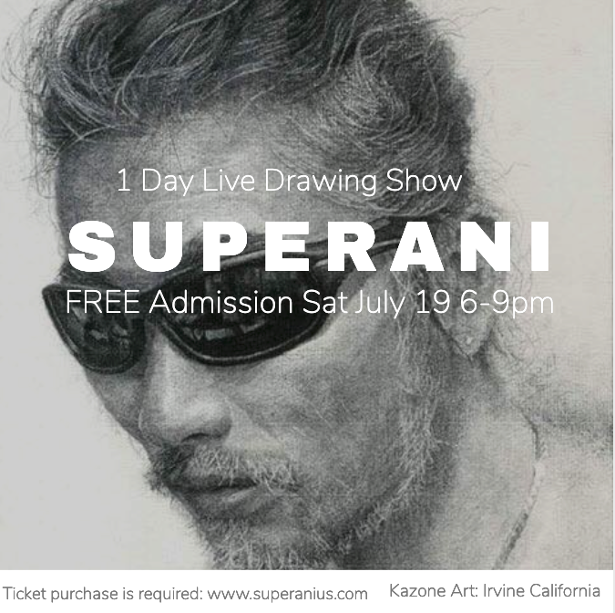 [7/19] FREE 1 Day Live Drawing Show with Superani: Dong Ho Kim, Hyun Jin Kim, Stonehouse